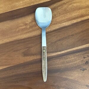 Warco Ice Cream Scoop Vintage Japan Stainless Steel Wood Handle 9.75"